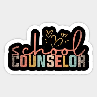 School Counselor Teacher Back To School  Counseling Sticker